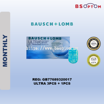 Bausch+Lomb ULTRA Monthly Clear Lenses (3pcs)