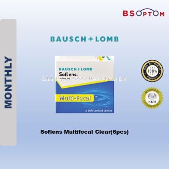 Bausch + Lomb Soflens Multifocal Monthly Clear Lens (6pcs)