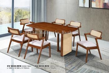 Rectangle Rattan Dining Table