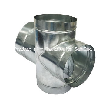 Spiral Duct - Tee Cross
