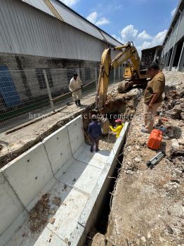 Drainage work 