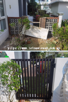 Garden Gate Door with Powder Coated Finsihes
