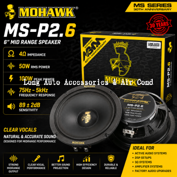Mohawk MS-P2.6  6�� Mid Range Speaker