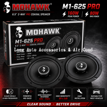 Mohawk M1-625 Pro Speaker  6.5�� 2-Way Pro Coaxial Speaker