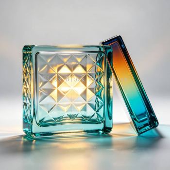 Colored Glass Block Model-1