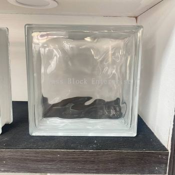 Sun Pattern Clear Glass Block