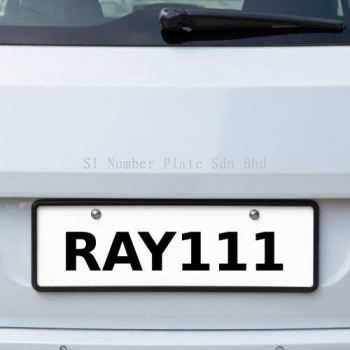 Three Digit Plates Number