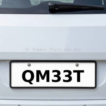 Special Series Digit Plates Number | QM33T