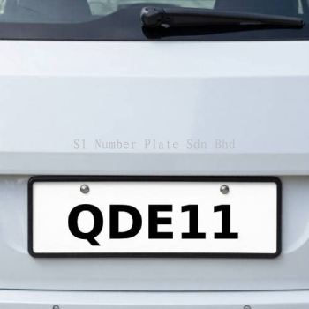 Two Digit Plates Number | QDE11