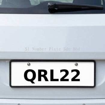 Two Digit Plates Number | QRL22