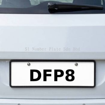 Single Digit Plates Number | DFP8