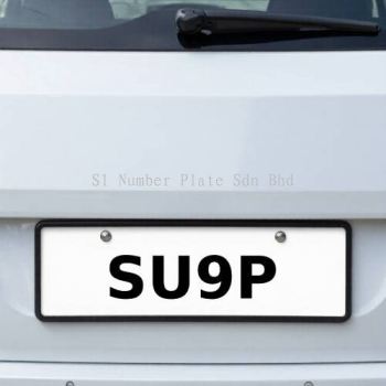 Single Digit Plates Number | SU9P