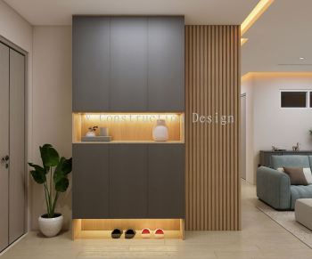 Contemporary Shoe Cabinet Design