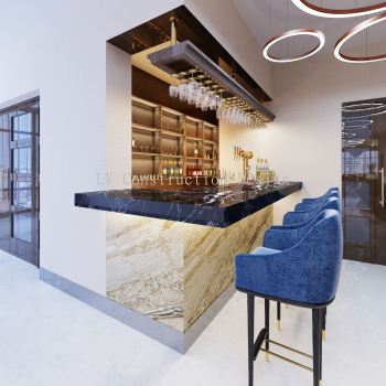 Luxury Bar Counter 3D Design