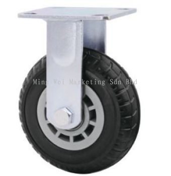 Heavy Duty AGR Grey Rubber Castor Wheel