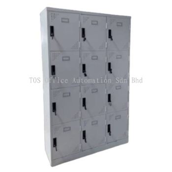 12 Compartment Steel Locker