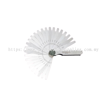 Starrett 66T Thickness Gage, 26 Tapered Leaves