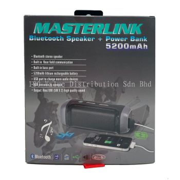 Masterlink Bluetooth Speaker Power Bank MSL-FY28