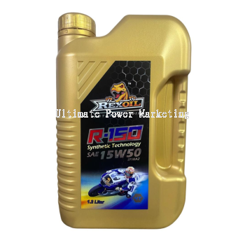 REXOIL R-150 Synthetic Technology 15W50 Motorcycle Engine Oil