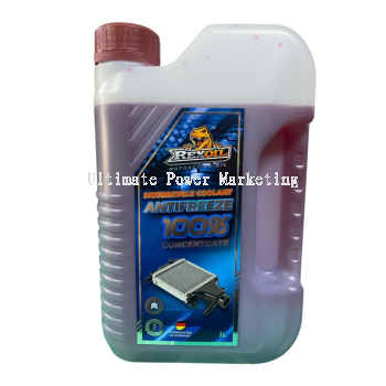 REXOIL Motorcycle Coolant Antifreeze 100% Concentrate 1L