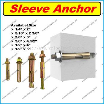 ǽGI Sleeve Anchor Wall Plug Besi