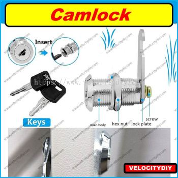 Zinc Alloy Camlock for Drawer, RV Door, Mailbox,Tool Box, Drawer and More