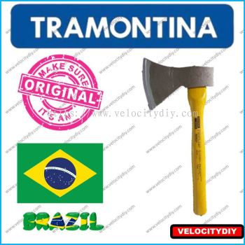 ͷTRAMONTINA HEAVY DUTY WOOD HANDLE AXE  KAPAK KAYU 40564/000 MADE IN BRAZIL