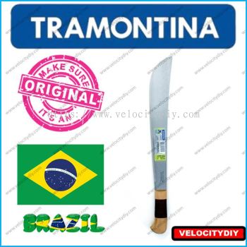 ĵTramontina Machete Brazil Knife Pisau Potong Kayu King Of Cutlasses 26623  Made In Brazil