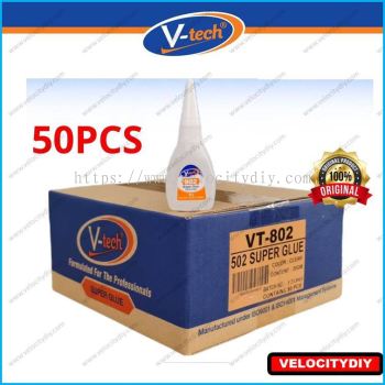 （3秒胶/大象胶）VT-802  VT-802NT 502 Super Glue (Ultra Fast) 50 Bottles