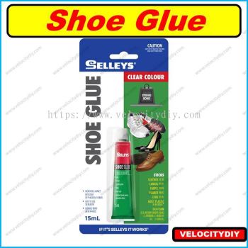 （透明鞋胶）Selleys Shoe Glue Clear Color Gam Kasut Jernih 15ml