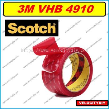 （透明双面胶）Scotch 3M 4910 VHB Double Sided Heavy Duty Mounting Tape Strong Adhesive Double Side Tape Transparent