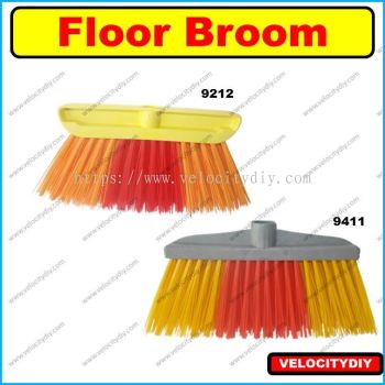 （粗毛/硬毛洗地扫把）Nylon Floor Broom Penyapu Lantai Mencuci Lantai Mongosok Lantai Floor Brush