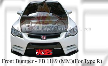 Honda Civic 2006 MM Style Front Bumper For Type R 