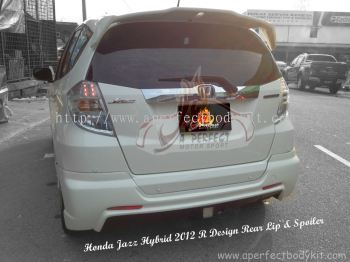 Honda Jazz Hybrid 2012 R Design Rear Spoiler 