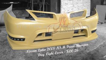 Nissan Latio 2008 NSM Style Front Bumper Day Light Cover 