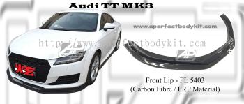 Audi TT MK3 Front Lip (Carbon Fibre / FRP Material)