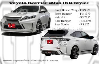 Toyota Harrier 2015 SB Style Bumperkits 