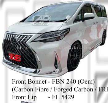 Lexus LM 350 Oem Front Bonnet (Carbon Fibre / Forged Carbon / FRP Material)