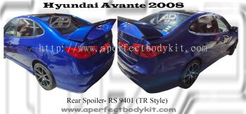 Hyundai Avante 2008 TR Style Rear Spoiler 