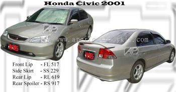 Honda Civic 2001-2004 Oem Bodykits 