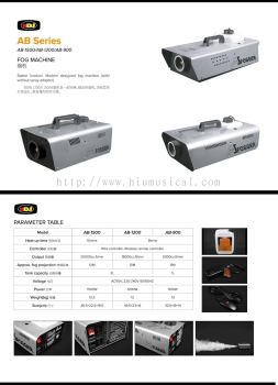 AB-1500 / AB-1200 / AB-900 - Fog Machine