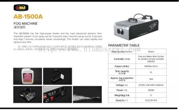 AB-1500A Fog Machine