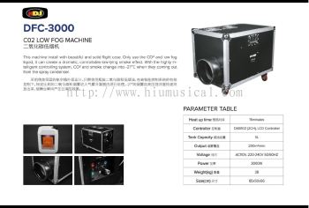 DFC 3000 Fog Machine