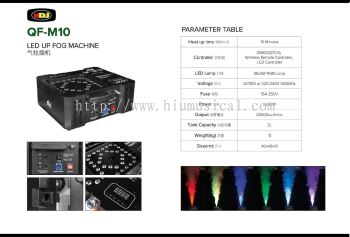 QF-M10 LED Up Fog Machine