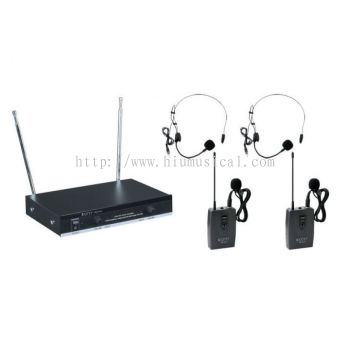 DM-1811C Dual Channel VHF Wireless Microphone