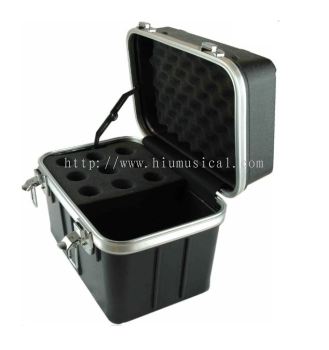 ABS Flightcase for 9 pcs Microphone