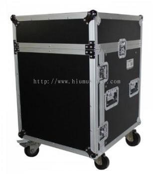 Voltech ARC-12W 3 Door 12U Flightcase with Wheel