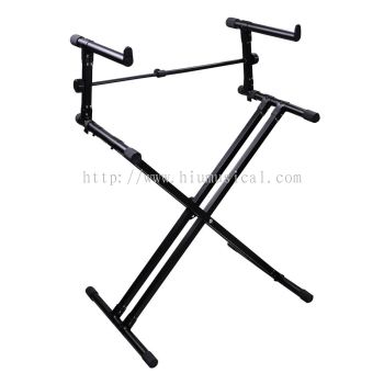 Voltech Double Deck X Keyboard Stand