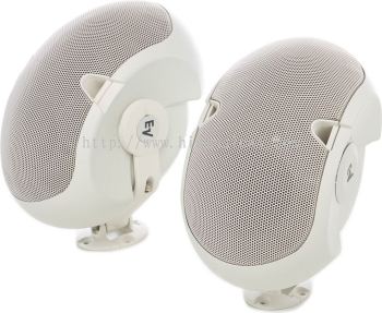 EVID 4.2TW Dual 4 Inch Two-Way Loudspeaker (White, Pair)