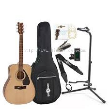 Yamaha F310 Folk Guitar with accessories